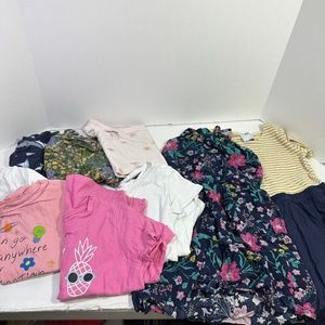 Old Navy Lot Girls Dresses T-Shirts Tank Tops Cotton Size Small 6/7